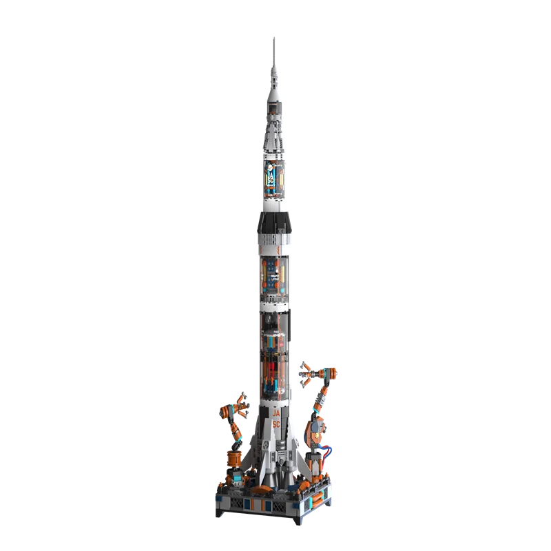 🚀 Cohete Lunar JAKI 8513 – Kit de Construcción Espacial para Exploradores del Futuro