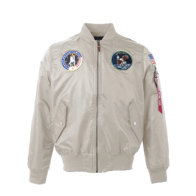 Apollo MA-1 Bomberjacke – Amerikanischer Flugzeugstil