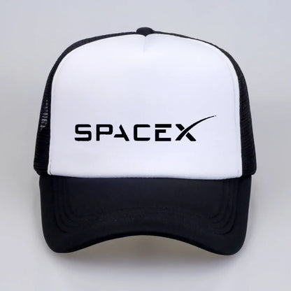 Gorra SpaceX – Estilo Trucker con Malla Transpirable