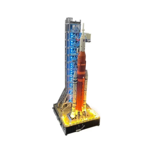 Luz LED MINISO para NASA Artemis Sistema de Lanzamiento Espacial 10341 – Kit de Iluminación Decorativa Compatible (no incluye bloques, solo luces LED)
