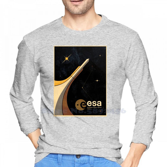 Camiseta Manga Larga clásica homenaje ESA – Estilo casual con diseño tributo