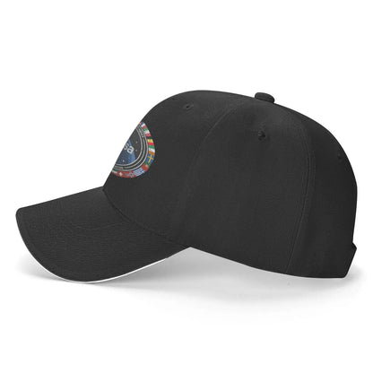 Gorra ESA – Diseño Cósmico Unisex con Visera Curva y Ajuste de Velcro