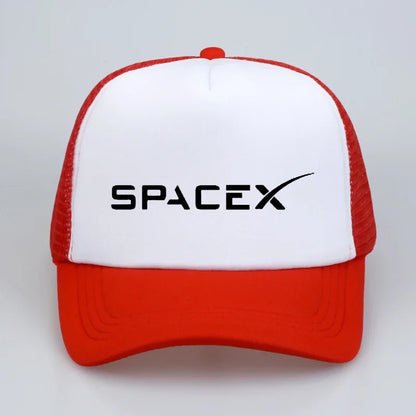 Gorra SpaceX – Estilo Trucker con Malla Transpirable
