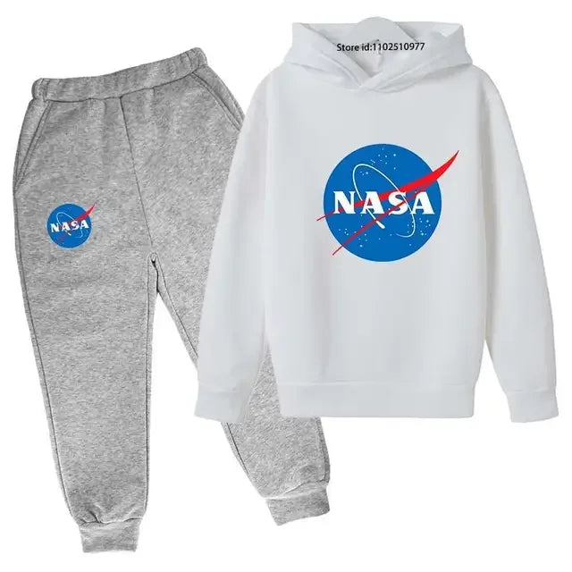 Conjunto Infantil NASA: Sudadera con Capucha y Joggers