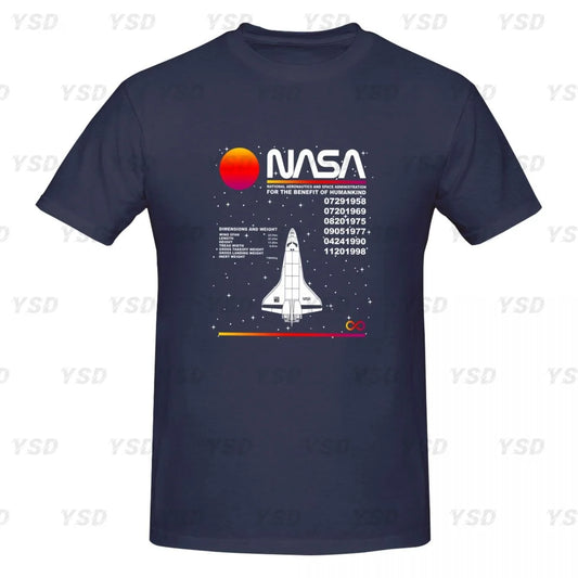 Camiseta Deportiva Oversize NASA para Hombre