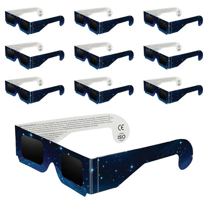 10 Packs – Gafas para Eclipses Solares