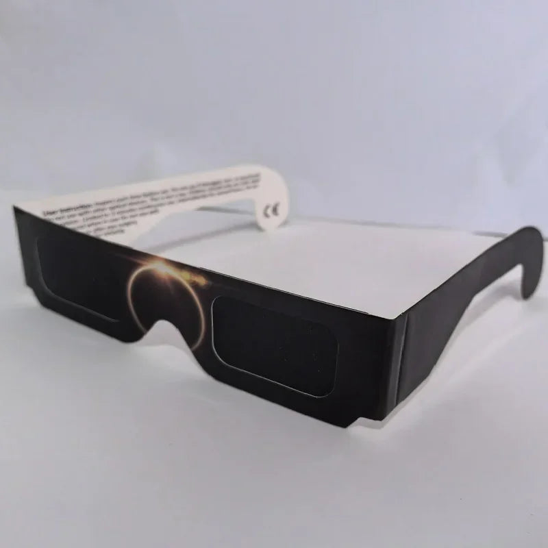 Pack 5 gafas solares para eclipses ,certificación CE e ISO,