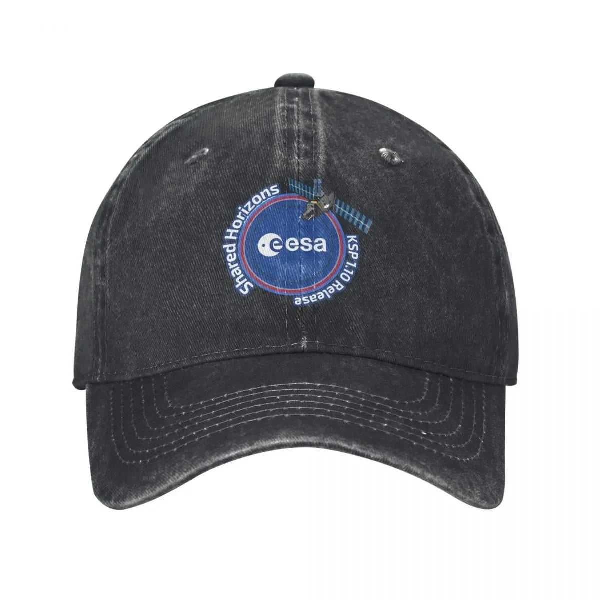 Gorra vintage ESA – Estilo denim desgastado, unisex y ajustable