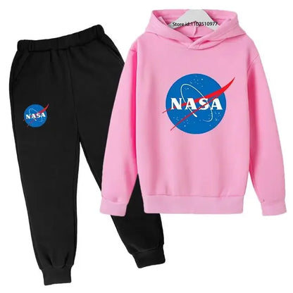 Conjunto Infantil NASA: Sudadera con Capucha y Joggers