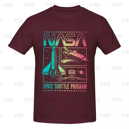 Camiseta Deportiva Oversize NASA para Hombre