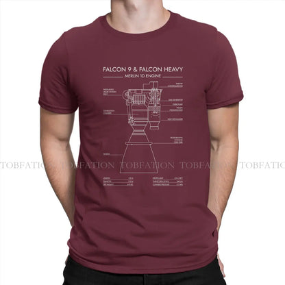 SpaceX Raptor and Merlin Engines T-Shirt – Falcon 9 / Falcon Heavy