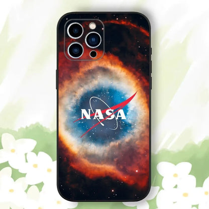 NASA Black Shield – Funda universal para iPhone con esencia cósmica