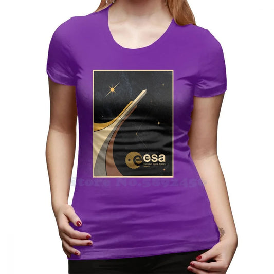 Camiseta clásica Mujer homenaje ESA – Estilo casual con diseño tributo