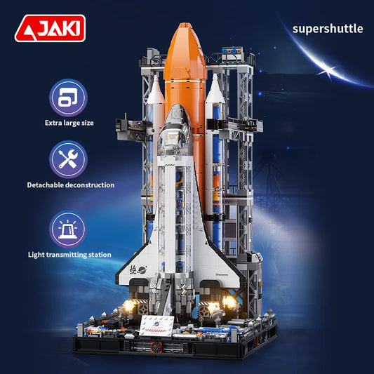 🚀 Cohete Lunar JAKI 8513 – Kit de Construcción Espacial para Exploradores del Futuro