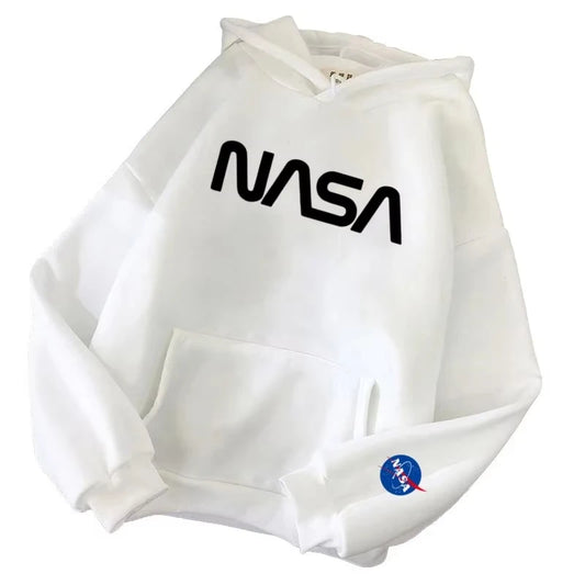 Sudadera Oversize con Forro Polar – Diseño Astronauta & NASA | Moda 2025
