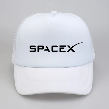 Gorra SpaceX – Estilo Trucker con Malla Transpirable