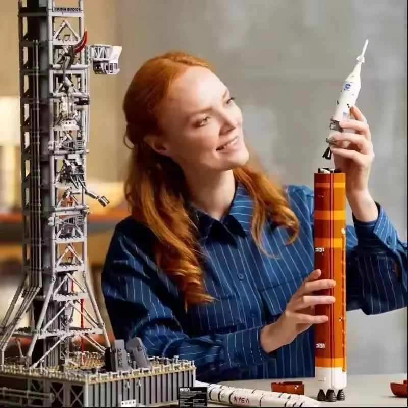 🛰️ ICONS Sistema de Lanzamiento Espacial Artemis – Bloques de Construcción para Cohetes
