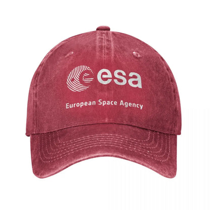 Gorra vintage ESA – Estilo denim desgastado, unisex y ajustable