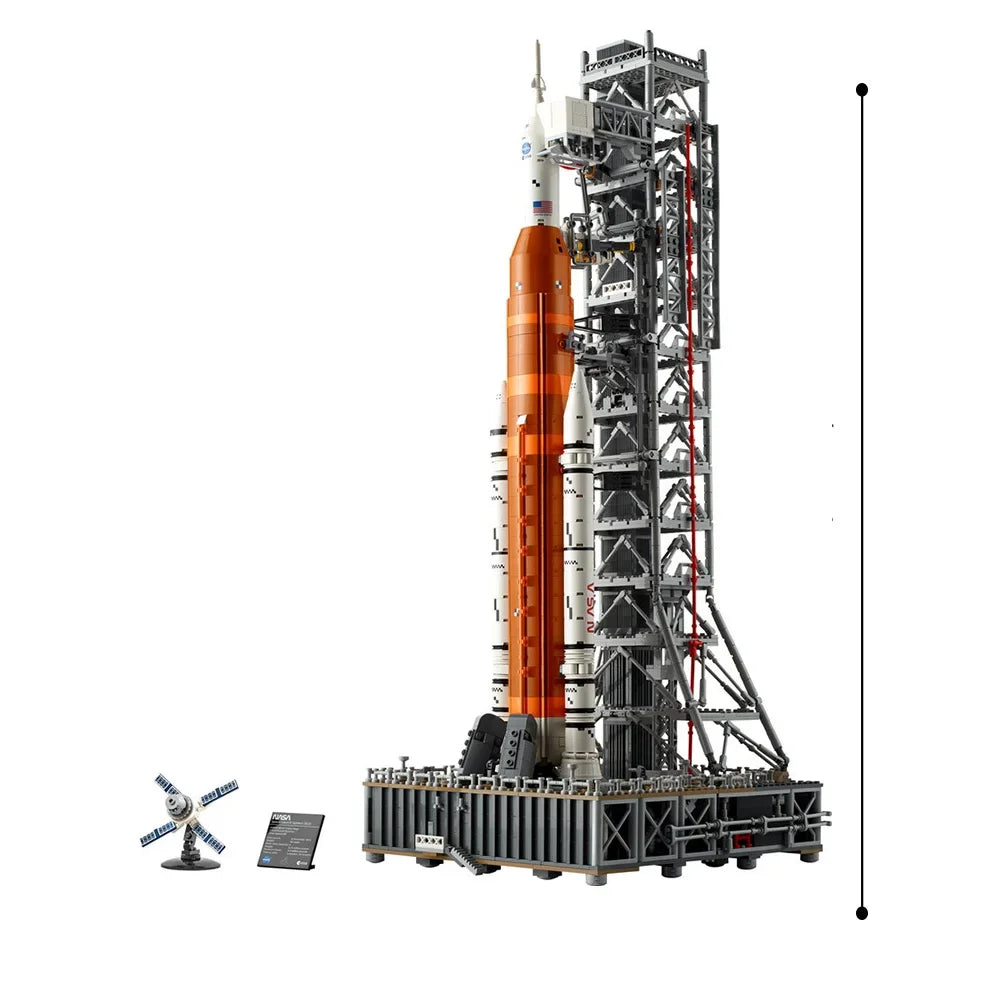 🛰️ ICONS Sistema de Lanzamiento Espacial Artemis – Bloques de Construcción para Cohetes