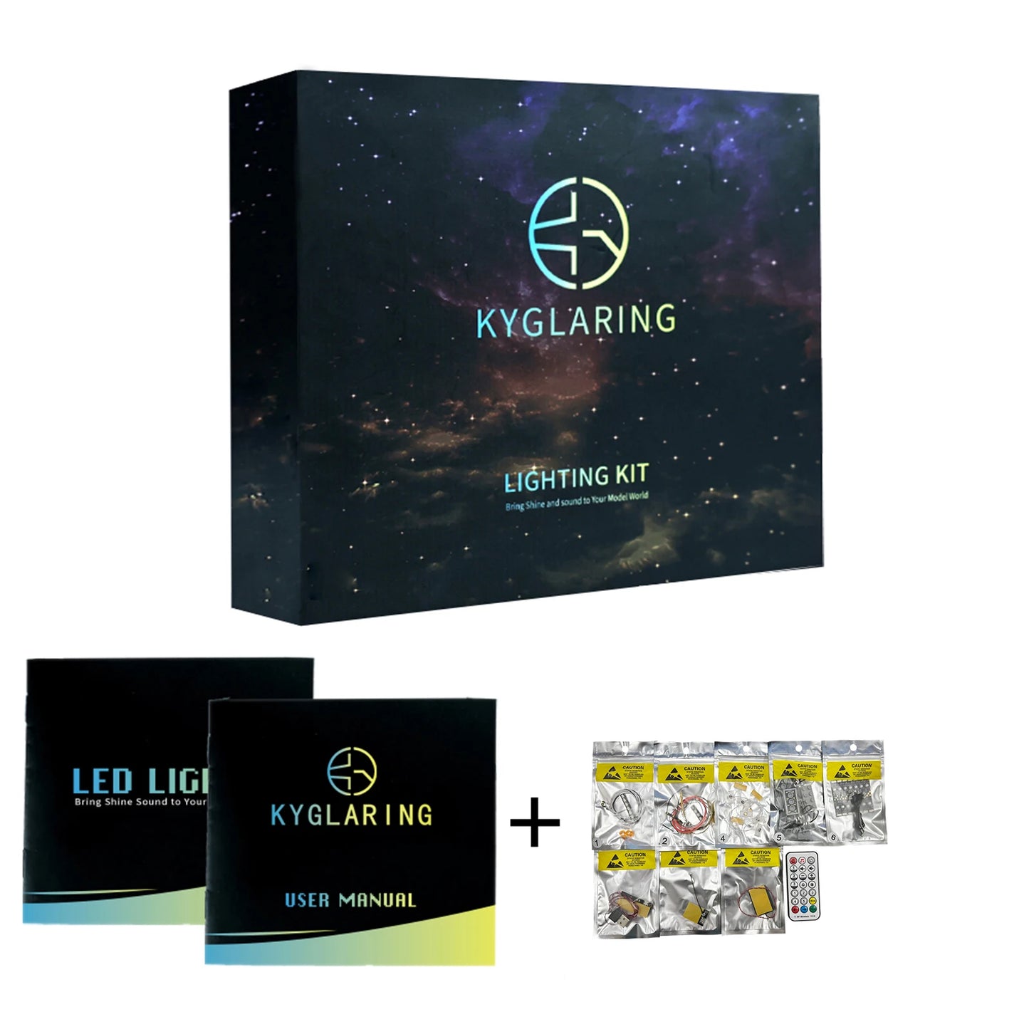 Kit de Iluminación LED Kyglaring compatible con Lego 10341 NASA Artemis – Sistema de Lanzamiento Espacial (no incluye bloques)