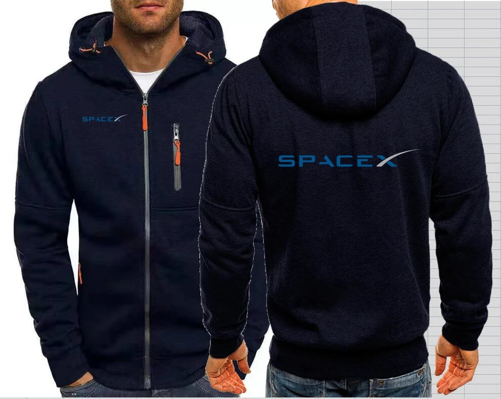 SpaceX Herren-Kapuzenjacke – SpaceX-Logo
