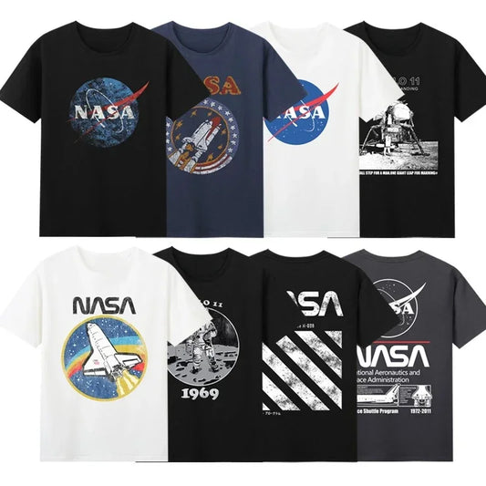 Camiseta Deportiva Oversize NASA Unisex