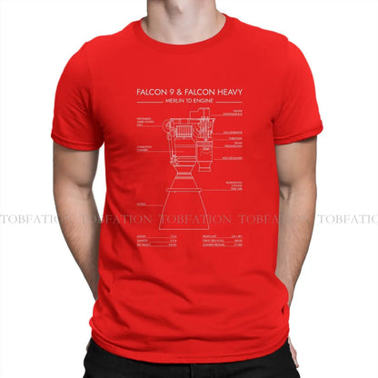 SpaceX Raptor and Merlin Engines T-Shirt – Falcon 9 / Falcon Heavy