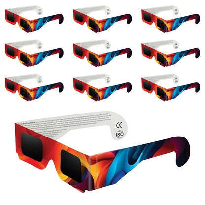 10 Packs – Gafas para Eclipses Solares