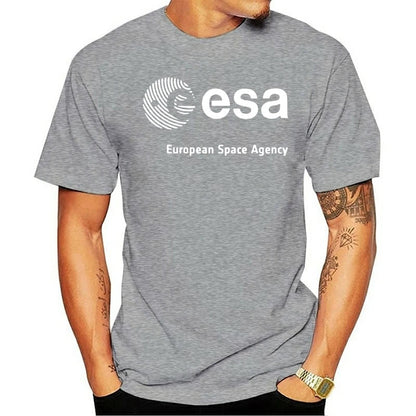 “ESA Missions” Printed T-Shirt – Casual style with cosmic design