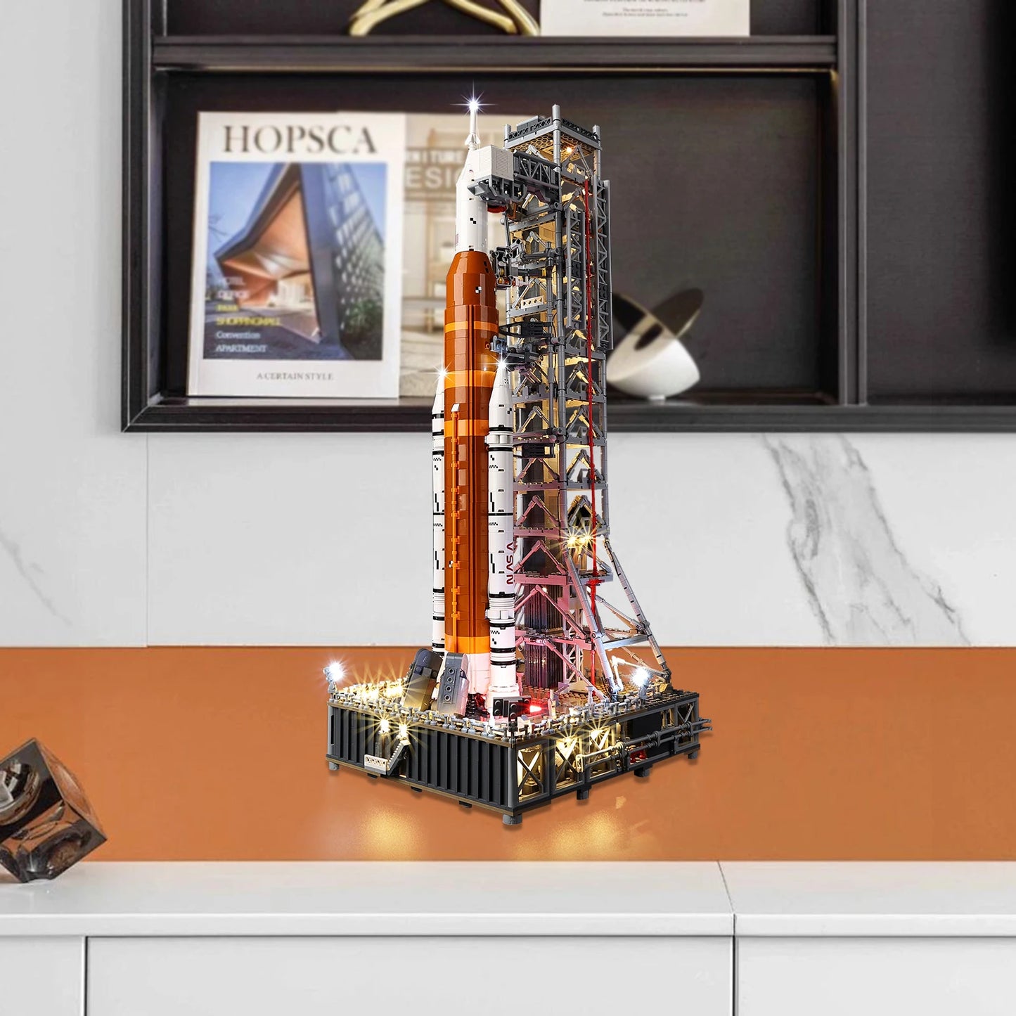 Kit de Iluminación LED Kyglaring compatible con Lego 10341 NASA Artemis – Sistema de Lanzamiento Espacial (no incluye bloques)