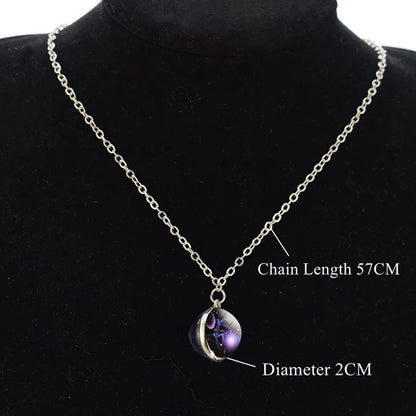 Collar Constelaciones 12 Signos – Colgante Luminiscente de Cielo Estrellado
