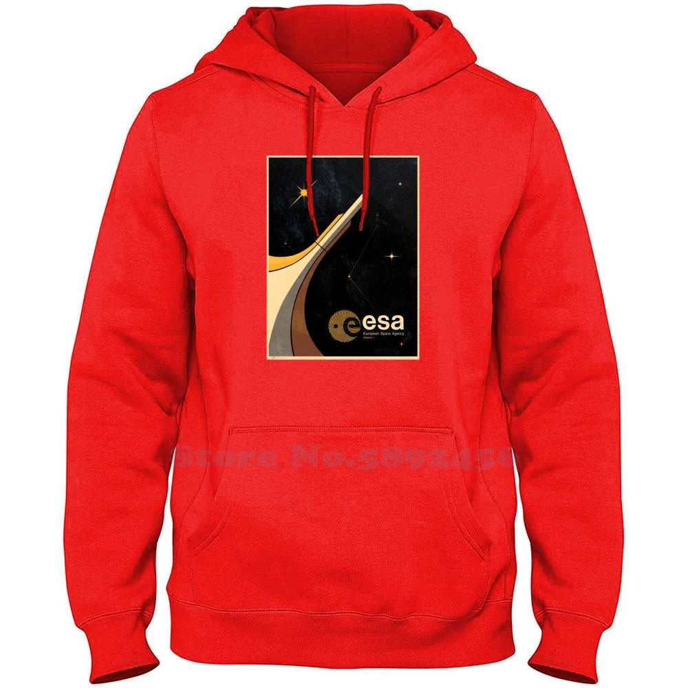 Sudadera unisex ESA con estampado espacial – Estilo urbano y cómodo