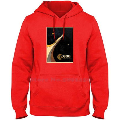Sudadera unisex ESA con estampado espacial – Estilo urbano y cómodo