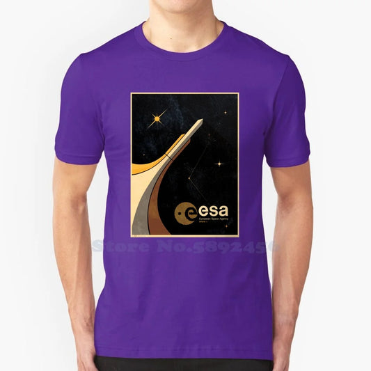 Camiseta clásica homenaje ESA – Estilo casual con diseño tributo