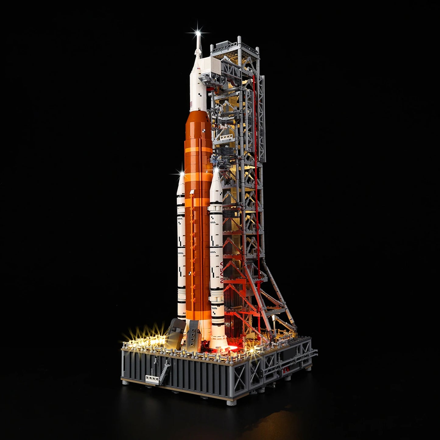 Kit de Iluminación LED Kyglaring compatible con Lego 10341 NASA Artemis – Sistema de Lanzamiento Espacial (no incluye bloques)