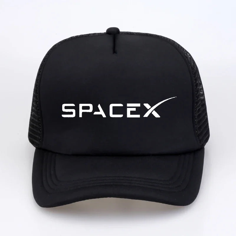 Gorra SpaceX – Estilo Trucker con Malla Transpirable