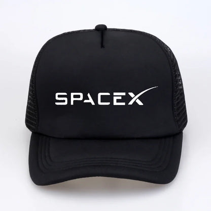 Gorra SpaceX – Estilo Trucker con Malla Transpirable
