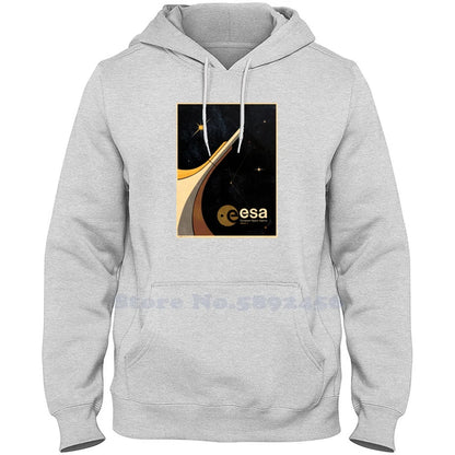 Sudadera unisex ESA con estampado espacial – Estilo urbano y cómodo