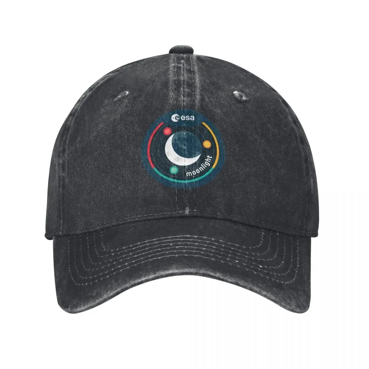Gorra vintage ESA – Estilo denim desgastado, unisex y ajustable