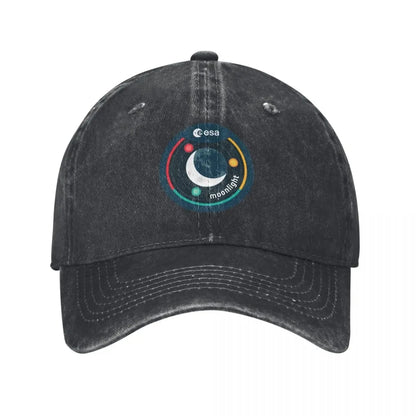 Gorra vintage ESA – Estilo denim desgastado, unisex y ajustable