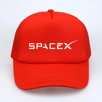 Gorra SpaceX – Estilo Trucker con Malla Transpirable