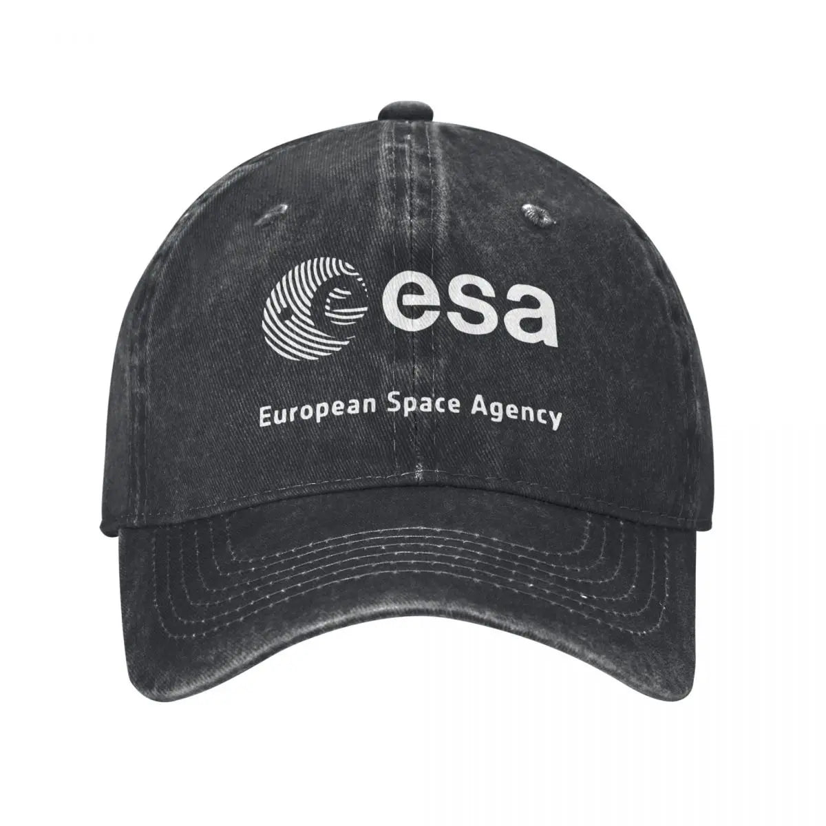 Gorra vintage ESA – Estilo denim desgastado, unisex y ajustable
