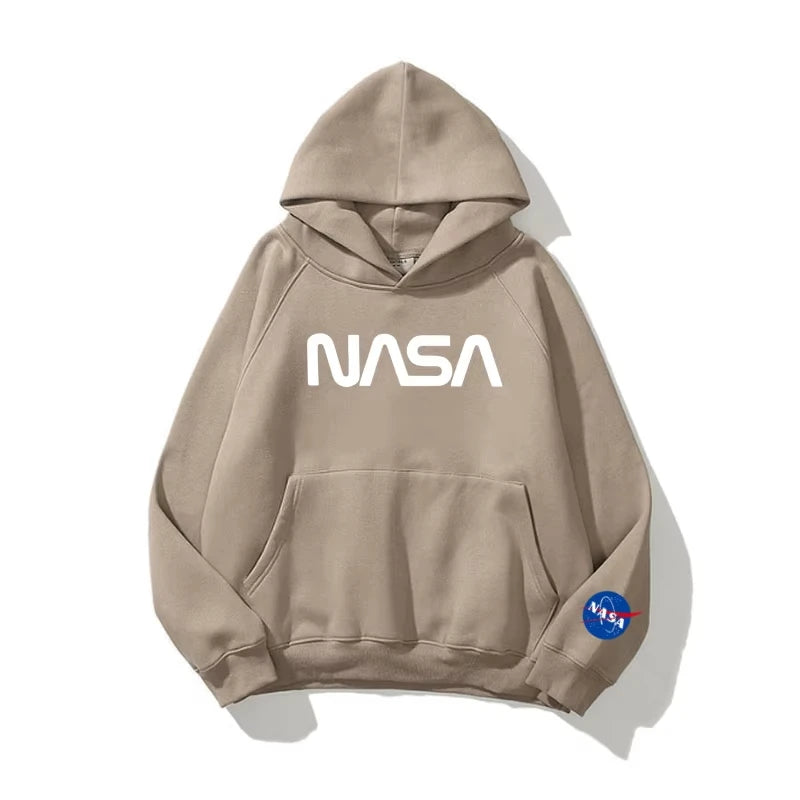 Sudadera Oversize con Forro Polar – Diseño Astronauta & NASA | Moda 2025