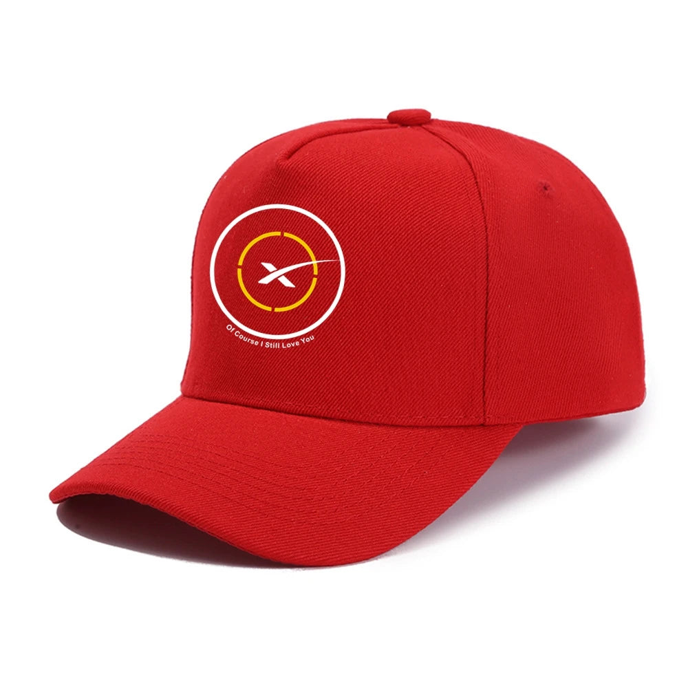 Space X Car Baseball Cap Of Course I Still Love You Drone Ship First Stage Landing Hip Hop Boy Hats Sun Caps Nasas Kids Hat