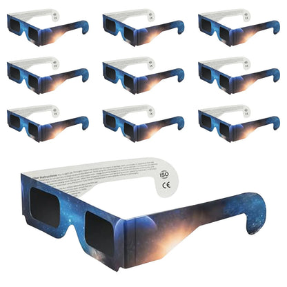 10 Packs – Gafas para Eclipses Solares
