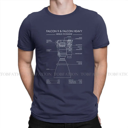 SpaceX Raptor and Merlin Engines T-Shirt – Falcon 9 / Falcon Heavy
