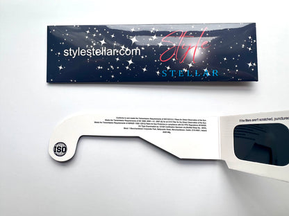 Gafas de Eclipse Solar Stylestellar – Protección certificada ISO 12312-2